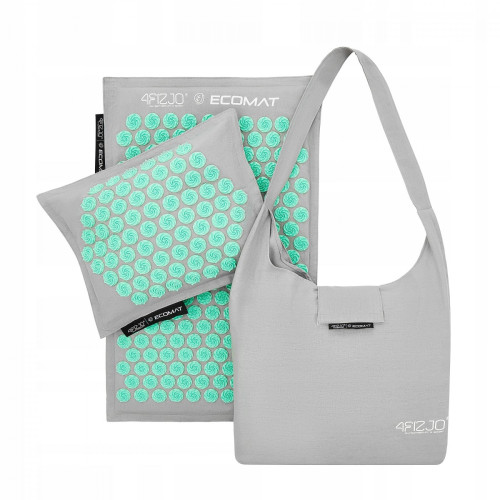 Мат для акупунктури  4FIZJO Eco Mat Аплікатор Кузнєцова Grey/Mint - фото №4